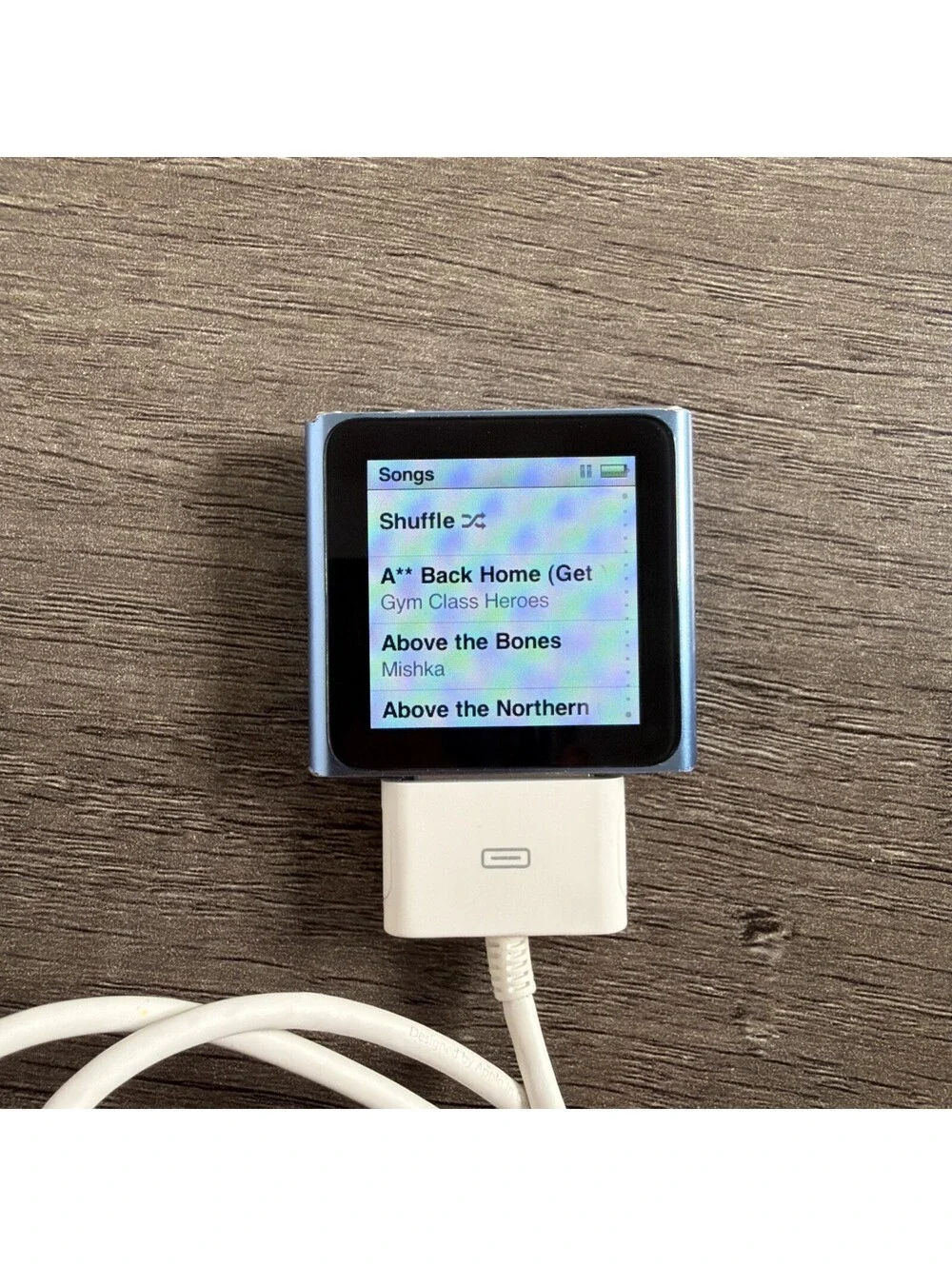 Apple iPod Nano 6th Gen 16GB Blue A1366 Battery Works! 1054 Songs 2000s Pop